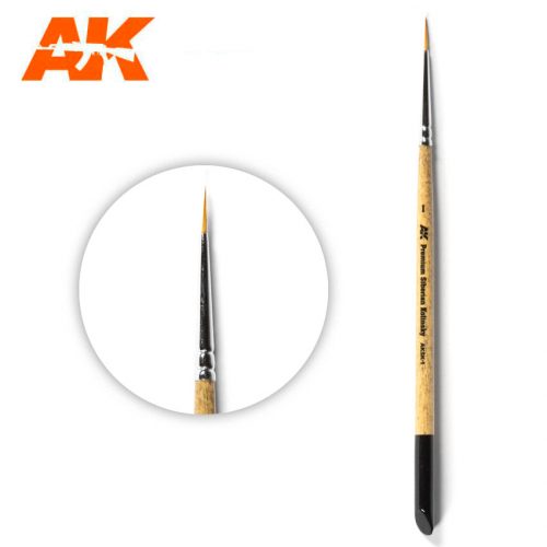 AK Interactive - Ak Premium Siberian Kolinsky Brush 1