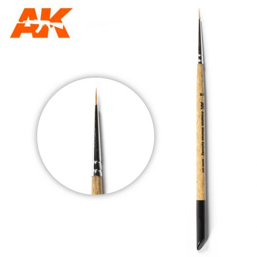 AK Interactive - Ak Premium Siberian Kolinsky Brush 2/0