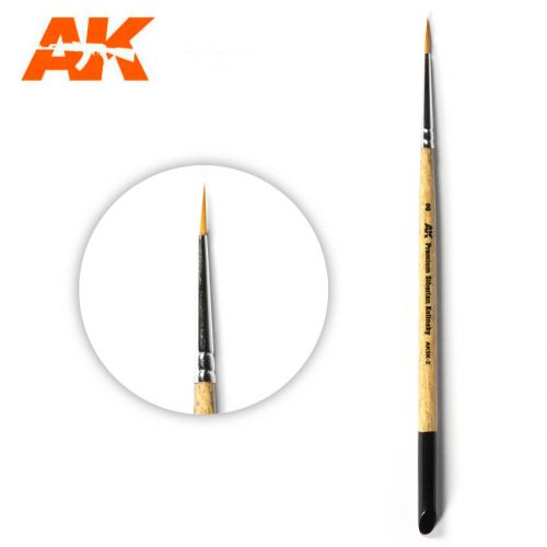 AK Interactive - Ak Premium Siberian Kolinsky Brush 2