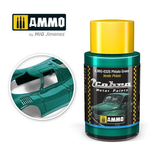 AMMO - COBRA MOTOR Phtalo green