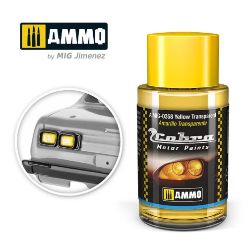 AMMO - COBRA MOTOR Yellow transparent