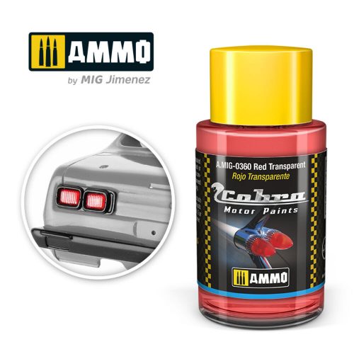 AMMO - COBRA MOTOR Red Transparent