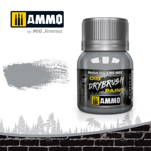 AMMO - Drybrush Medium Grey