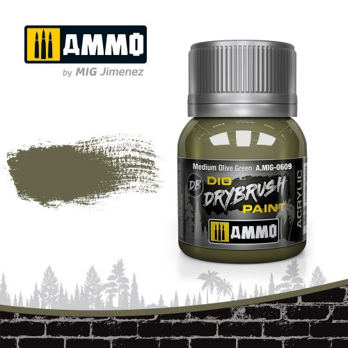 AMMO - Drybrush Medium Olive Green