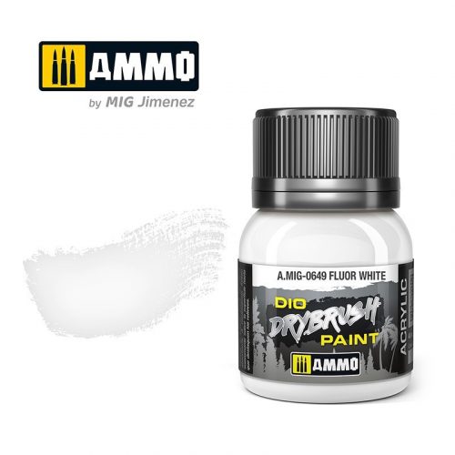 Ammo - Drybrush Fluor White 