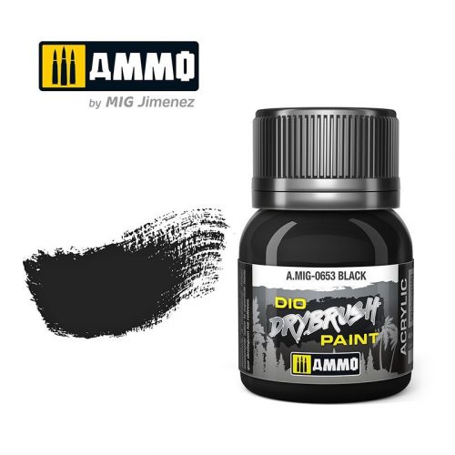 Ammo - Drybrush Black Brown