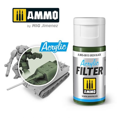 AMMO - Acrylic Filter Green Black 