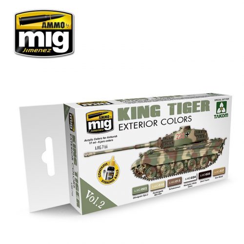 AMMO - King Tiger Exterior Colors (Special Takom Edition) Vol. 2