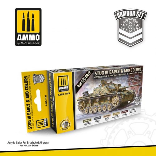 AMMO - Stug Iii Early & Mid Colors 1939 To 1943