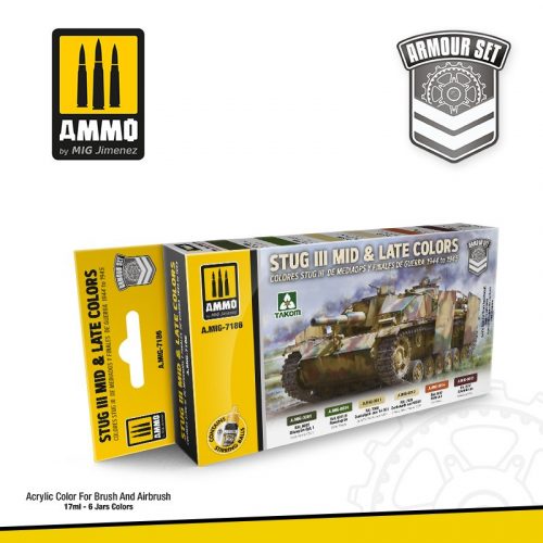 AMMO - Stug Iii Mid & Late Colors 1944 To 1945