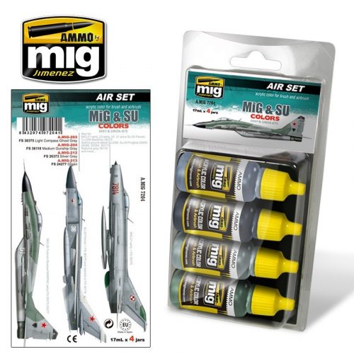 AMMO - Mig & Su Colors Grey & Green Jets