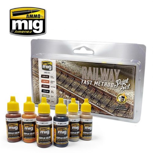 AMMO - Railway Fast Method Paint Set