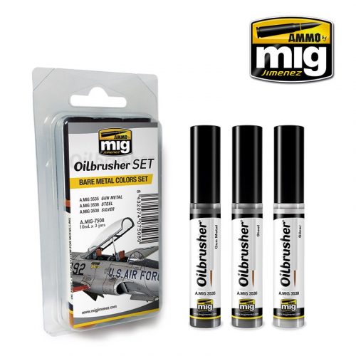 AMMO - Bare Metal Colors Oilbrusher Set