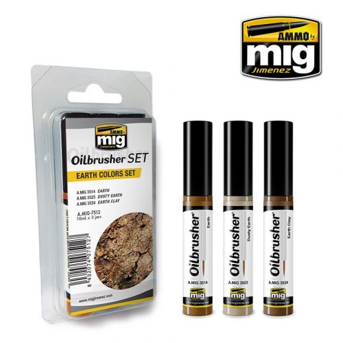 AMMO - Earth Colors Oilbrusher Set