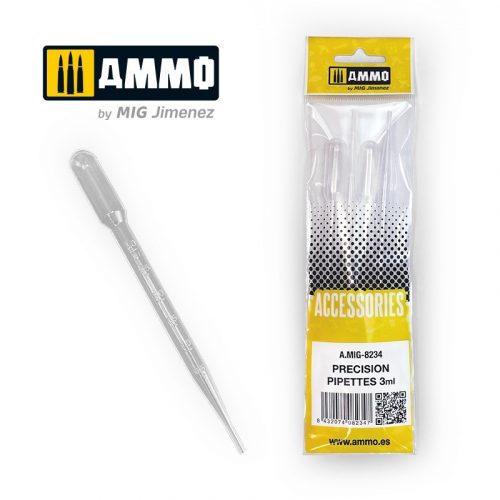 AMMO - Large Pipettes 3Ml (0.1 Oz) – 4 Pcs