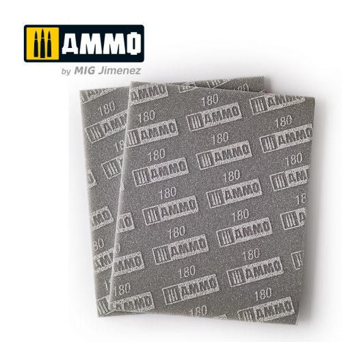 AMMO - Sanding Sponge Sheet (180) – 2 Pcs.