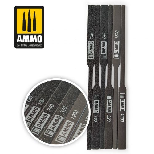 AMMO - Tapered Sanding Sticks – 6 Pcs.