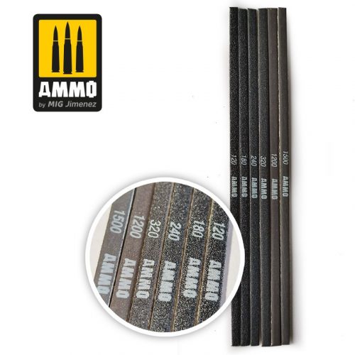 AMMO - Contour Sanding Sticks – 6 Pcs.