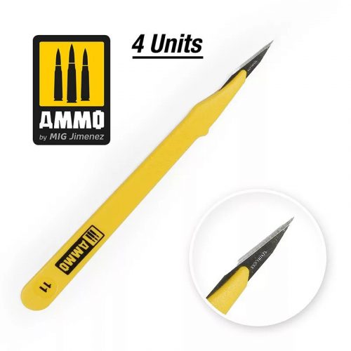 Ammo - Standard Blade Straight – 4 Pcs.