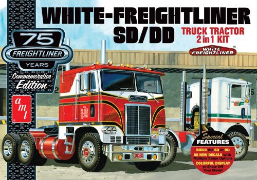 AMT - White Freightliner 2-in-1 SC/DD Cabover Tractor (75th Anniversary)