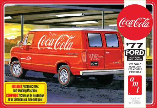 AMT - 1977 Ford Van w/Vending Machine (Coca-Cola) 2T