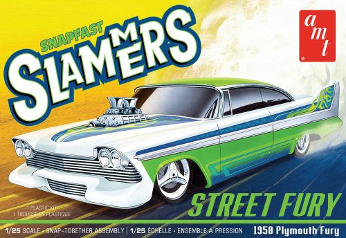 AMT - Street Fury 1958 Plymouth - Slammers SNAP