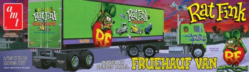 AMT - Fruehauf Beaded Van Trailer Hauler - Rat Fink