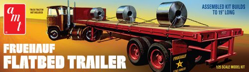 AMT - 1:25 Fruehauf Flatbed Trailer