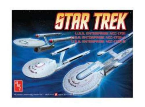 AMT - Star Trek Set 3 n 1 NC1701/1701A/1701B plastic modelkit