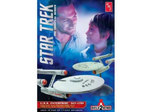 AMT - Star Trek USS Enterprise Build2gether 1 glue & 1 snap