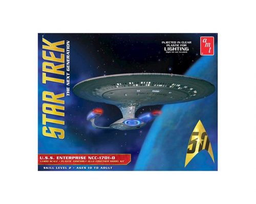 AMT - Star Trek U.S.S. Enterprise  1701-D Clear Edition.