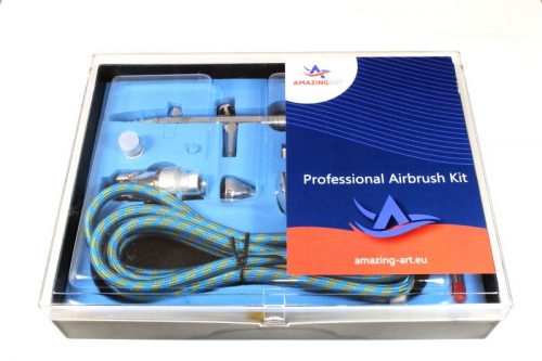 AmazingArt - Modelling Dual Action Gravity Airbrush AA-186K Nozzle 0,3 / 0,5 / 0,8 mm