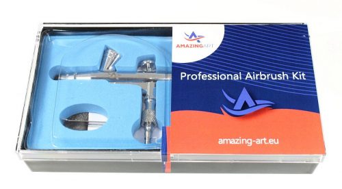 AmazingArt - Modelling Dual Action Gravity Airbrush AA-180 Nozzle 0,2 mm 2 ml tank