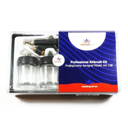 AmazingArt - Modelling Single Action Airbrush AA-138 Nozzle 0,8 mm 22 ml Tank