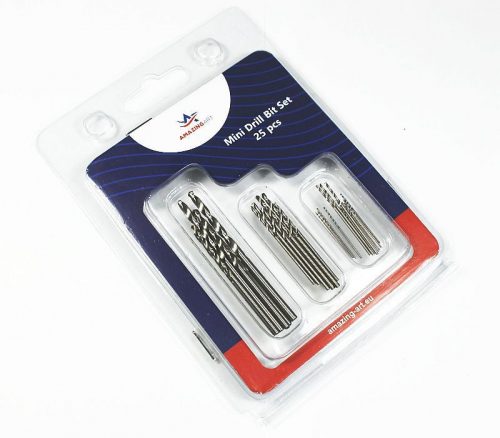 AmazingArt - Mini Drill Bits 25 Pieces From 0,5-3Mm