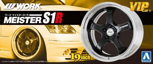 Aoshima - Work Maister S1R wheel and tyres set