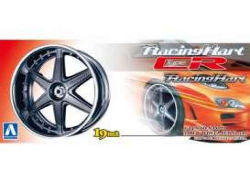 Aoshima - Racinghart Typecr(Gunmetal) wheel and tyres set