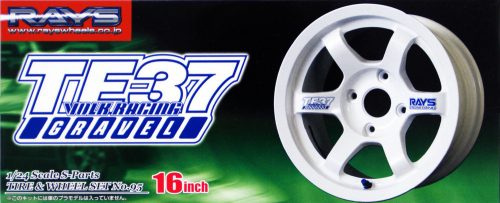 Aoshima - Volracing Te37 Gravel wheel and tyres set