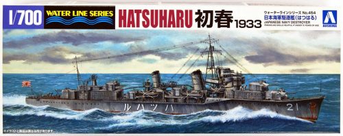 Aoshima - 1/700 I.J.N. Destroyer Hatsuharu 1933, plastic modelkit