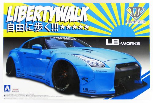 Aoshima - 1/24 LB Works R35 GT-R version 1, plastic modelkit