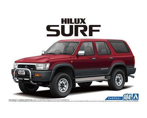 Aoshima - Toyota Vzn130G Hilux Surf Ssr-X Wide Body 1991