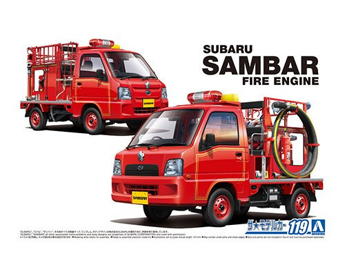 Aoshima - Subaru Tt2 Sambar The Fire Engine 1911