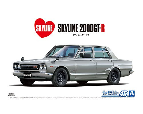 Aoshima - Nissan Pgc10 Skyline 2000Gt-R '70