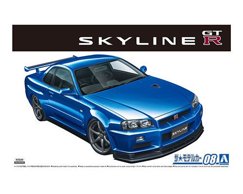 Aoshima - Nissan Bnr34 Skyline Gt-R V-Specii 2002