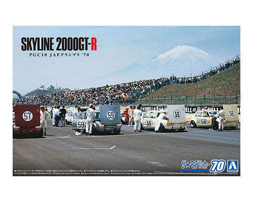 Aoshima - Nissan Pgc10 Skyline 2000Gt-R Jaf Grand Prix '70