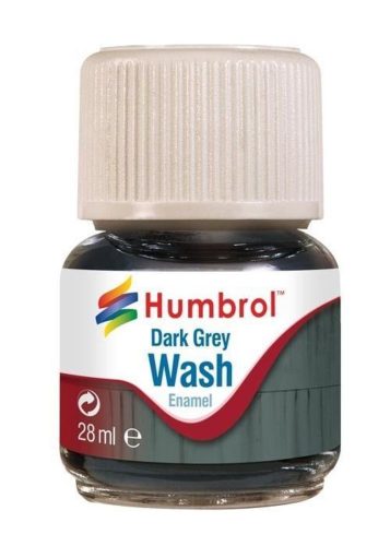 Humbrol - Humbrol Enamel Wash Dark Grey 28 ml