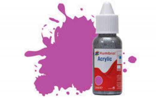 Humbrol - HUMBROL ACRYLIC DROPPER BOTTLE 14ML No 58 Magenta Matt