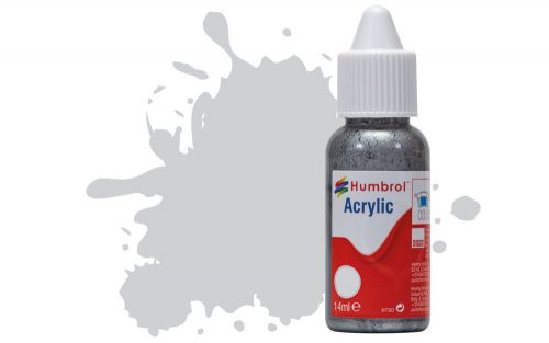 Humbrol - HUMBROL ACRYLIC DROPPER BOTTLE 14ML No 64 Light Grey - Matt