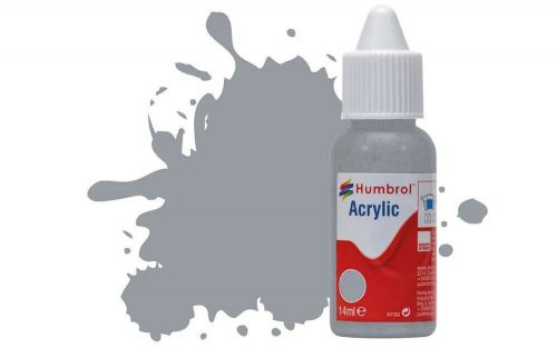 Humbrol - HUMBROL ACRYLIC DROPPER BOTTLE 14ML No 140 Gull Grey Matt