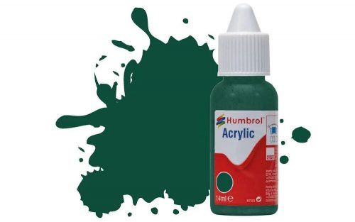 Humbrol - HUMBROL ACRYLIC DROPPER BOTTLE 14ML No 149 Dark Green Matt